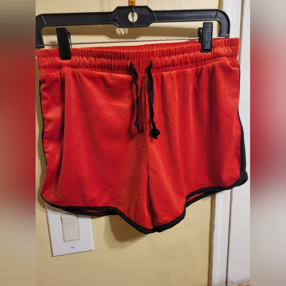 Lolo Lime Red & Black Shorts Size 12
